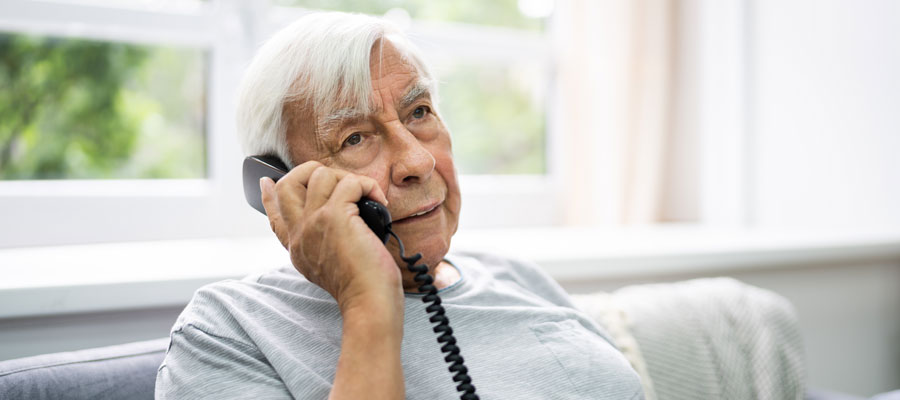 Téléphone fixe adapté - Bien chez soi de l'assurance retraite