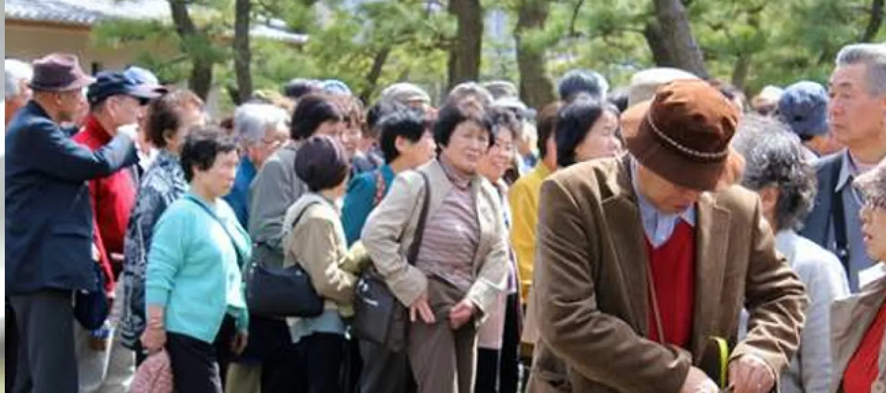 Plus de seniors que de jeunes au Japon