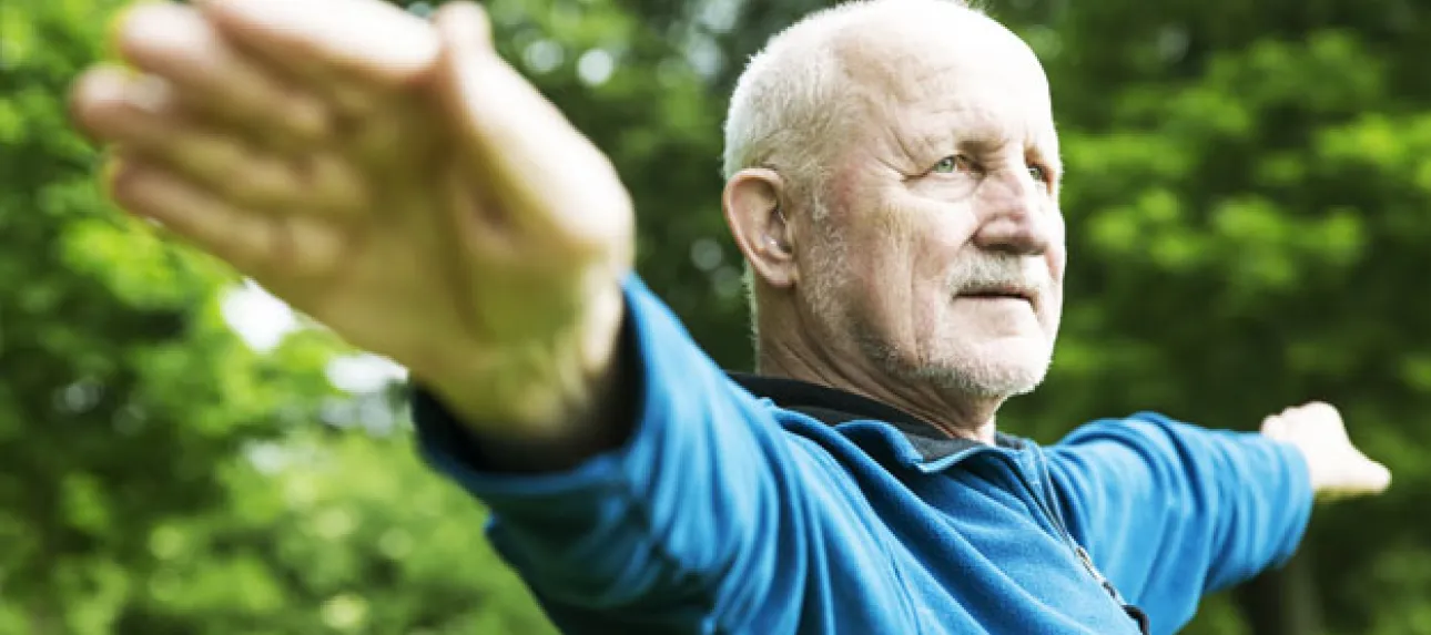 Gym douce personne âgée
