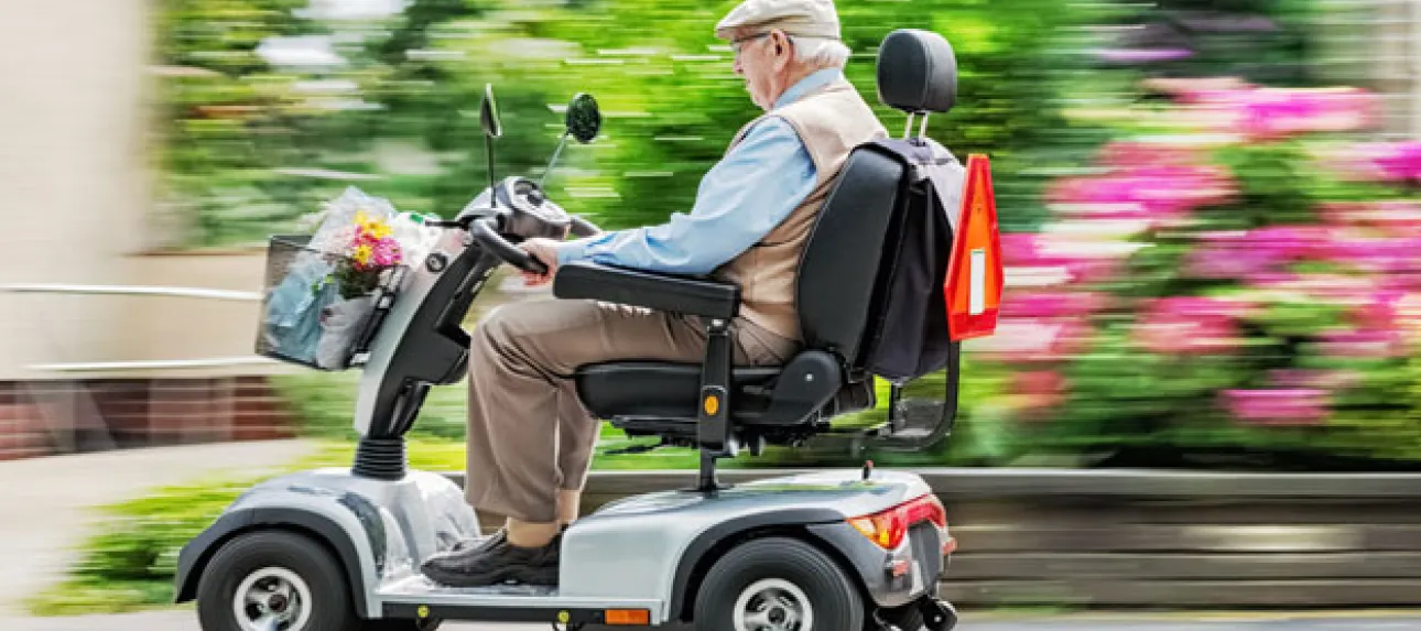 Scooter pour personne âgée