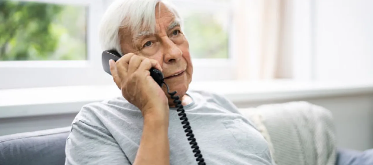 Telephone fixe personne agee