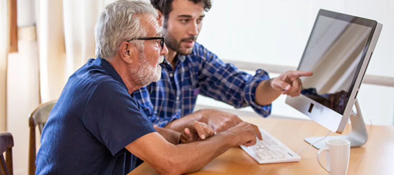 Cours d’informatique à domicile pour seniors