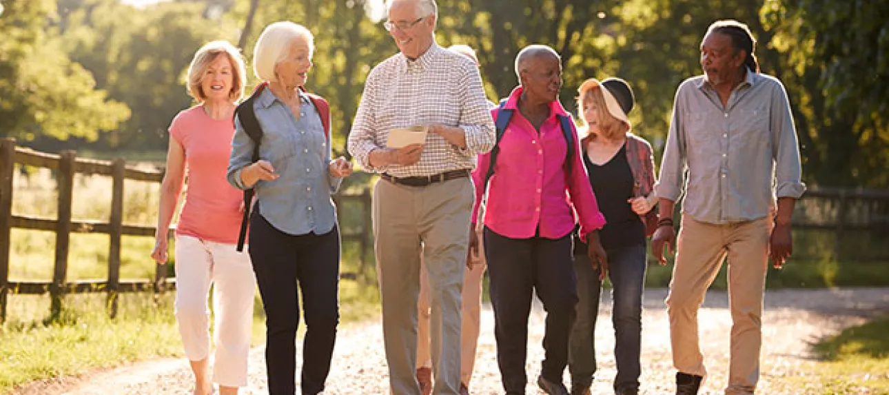 club de marche pour seniors