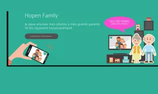 Hopen Family, pour partager ses photos en famille