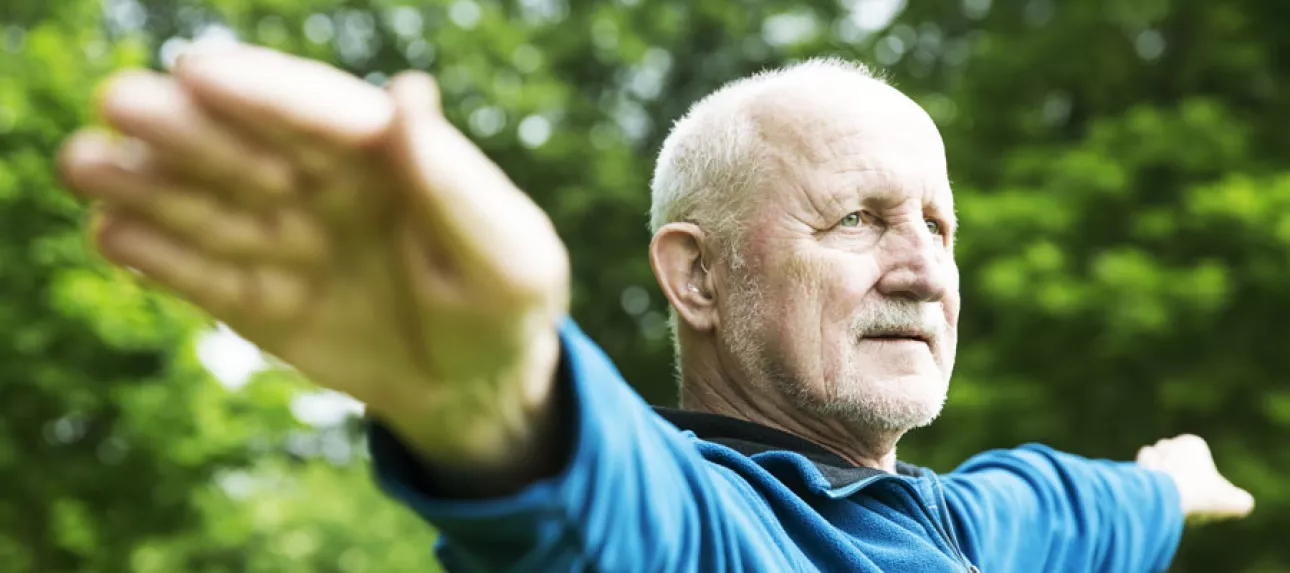 Gym douce personne âgée