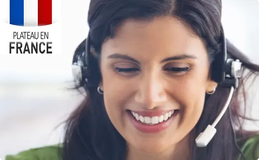 équipe téléassistants en France