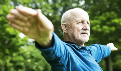 Gym douce personne âgée