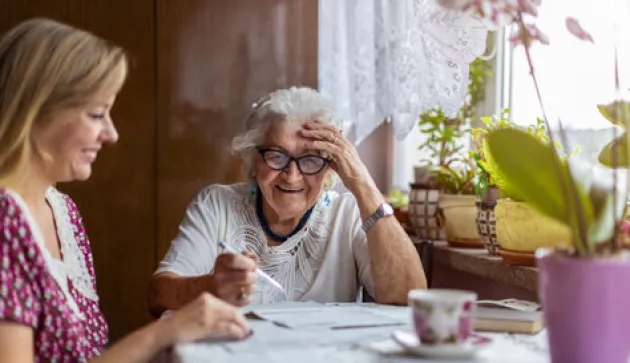 Personne âgée à domicile