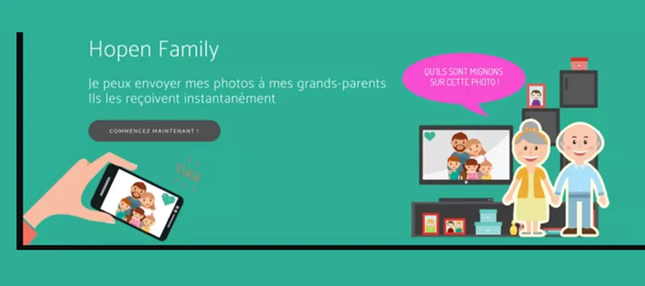 Hopen Family, pour partager ses photos en famille