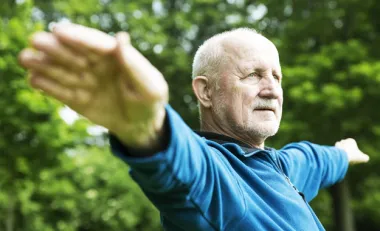 Gym douce personne âgée